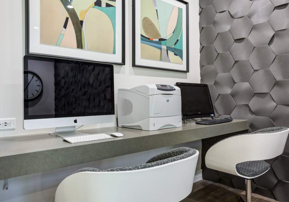 Computer room at San Marquis in Tempe, Arizona