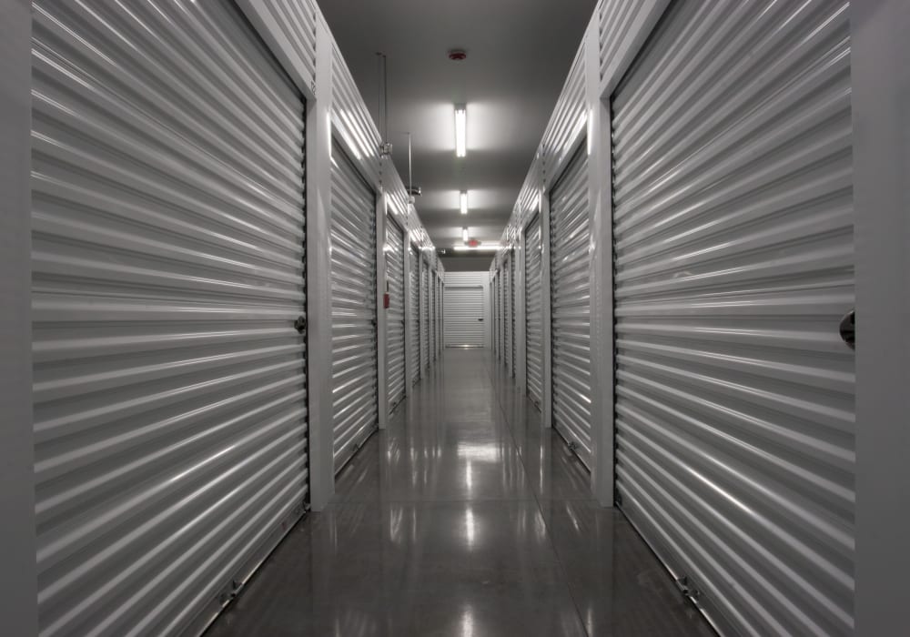 Indoor self storage units for rent at BuxBear Storage Tulsa in Tulsa, OK