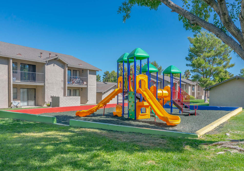 Play area atSunset Ridge Apartments apartment homes in Lancaster, California