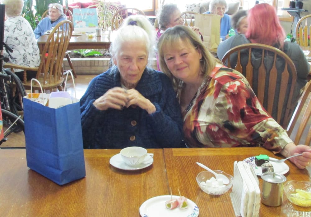 Tea party at Wellington Place at Rib Mountain in Wausau, Wisconsin