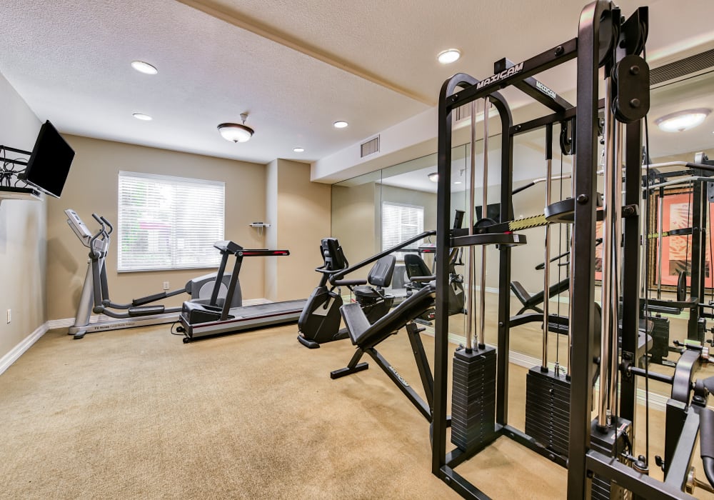 Fitness center at Windsor Court & Stratford Place in Westminster, California