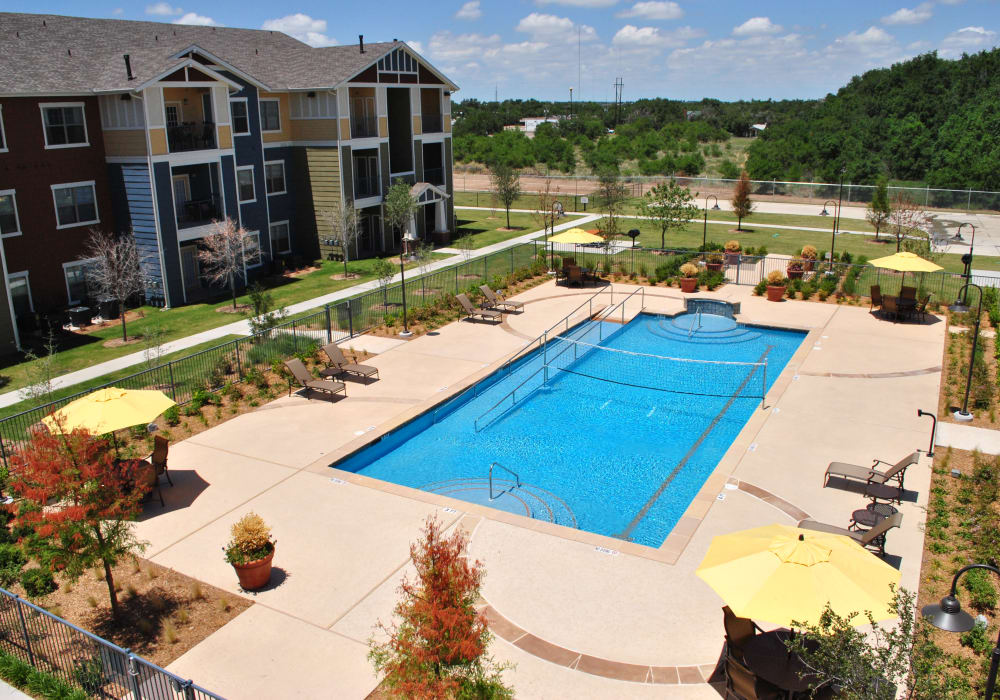 Swimming pool at Mariposa at Jason Avenue in Amarillo, Texas