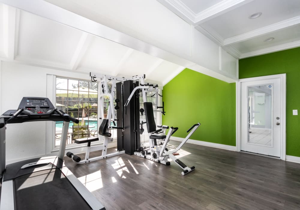 Work out room atSierra Vista Apartments apartment homes in Redlands, California