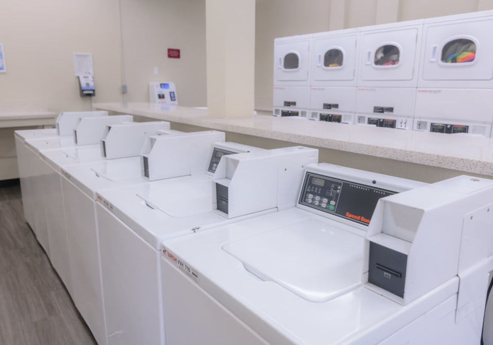 Laundry facility at Emerald Ridge in Garden Grove, California