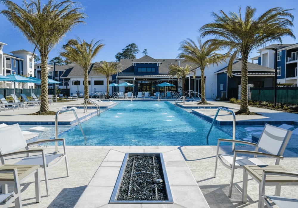 Community swimming pool at The Waters at Ransley in Pensacola, Florida