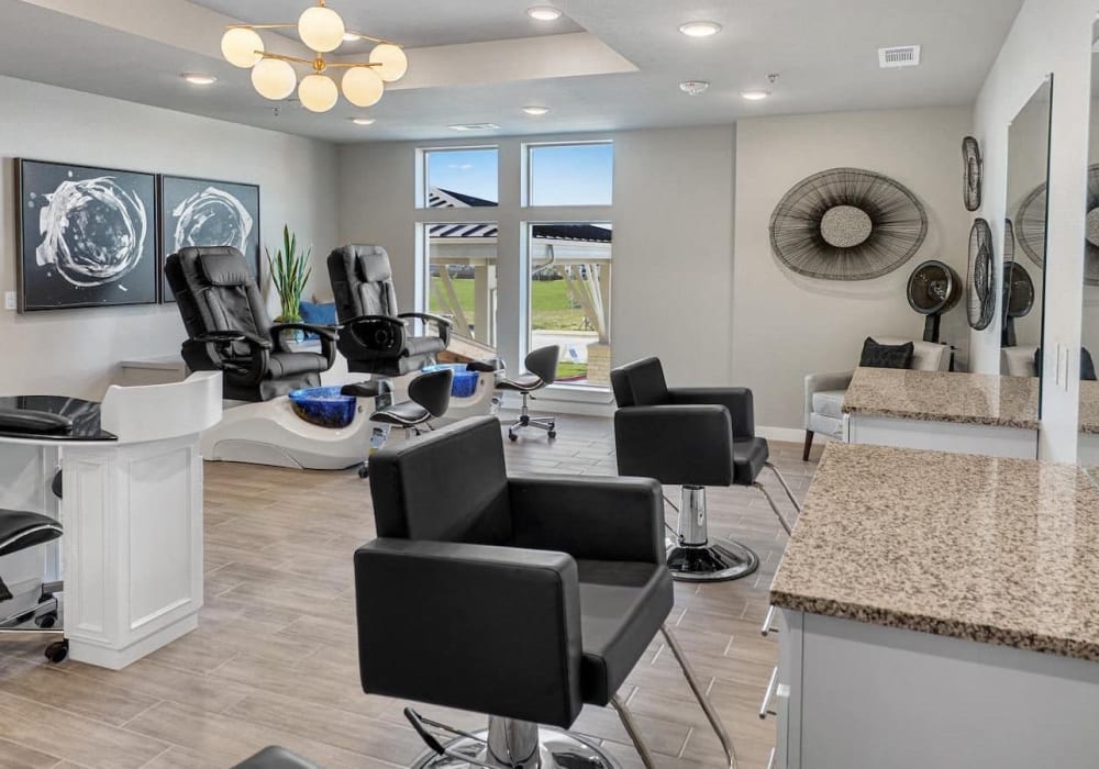 Beauty salon at The Preserve at Gateway in Forney, Texas