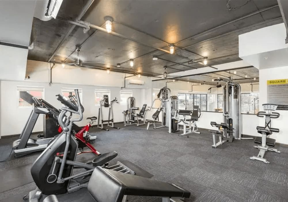 Fitness center at Square One in Sparks, Nevada