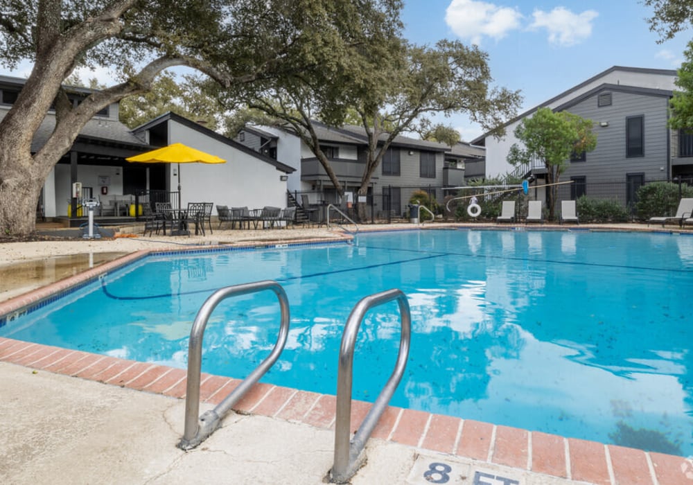 Pool area at The Werx in San Antonio, Texas