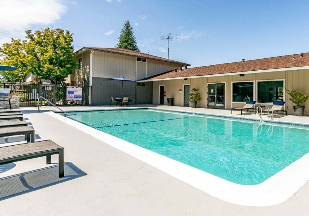 Swimming pool at Bella Vista in Napa, California