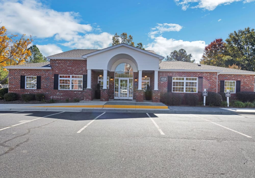 Leasing office at Featherstone Village in Durham, North Carolina