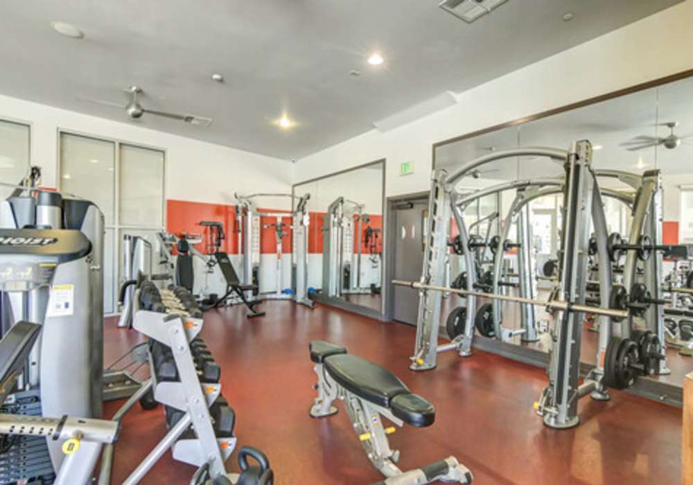 Fitness center at Solterra in San Diego, California