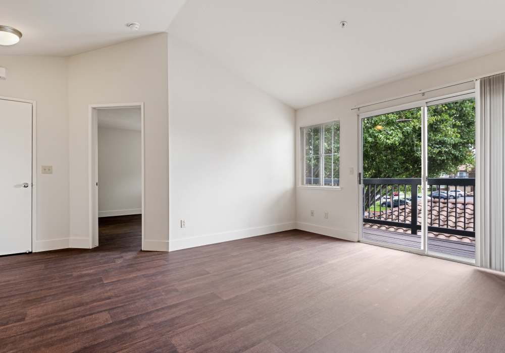 Access to patio at La Vina Apartments in Livermore, California