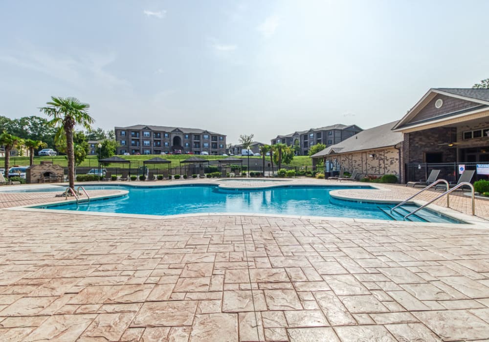 Open pool at Heron Pointe in Nashville, Tennessee