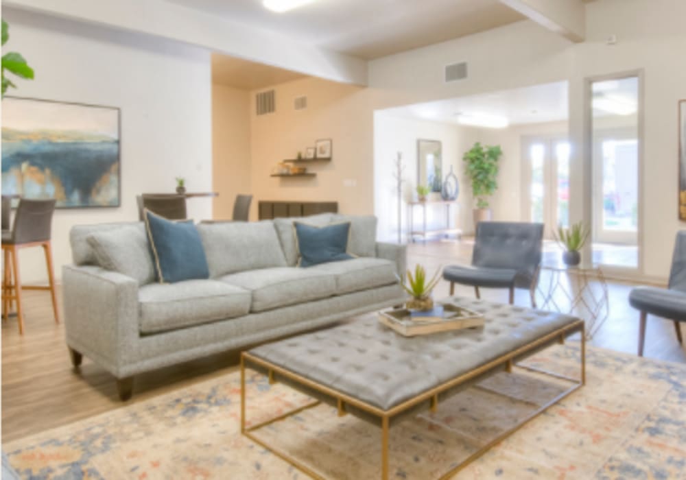 Living Room with a wider shot at Las Ventanas in Pleasanton, California