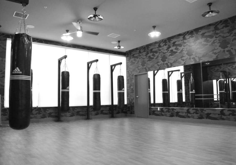 Kickboxing room at The Marke Apartment Homes in Santa Ana, 