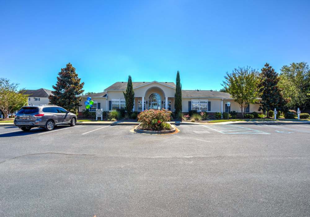 Welcoming leasing office at Cedarcrest Village in Lexington, South Carolina