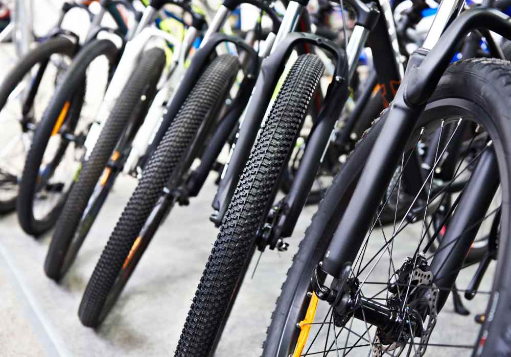 Bike storage at Center Pointe in Greensboro, North Carolina