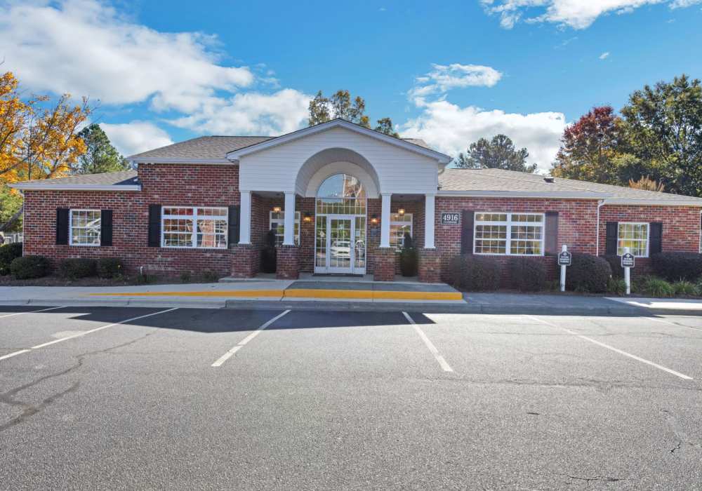 Leasing office at Featherstone in Durham, North Carolina