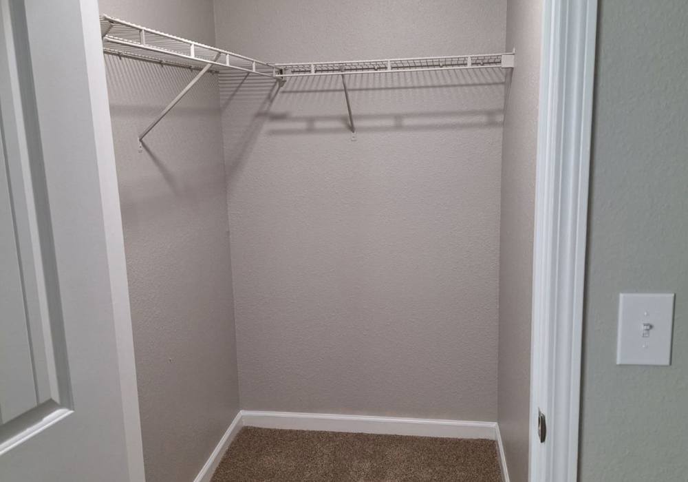 Spacious closet with ample storage at River Landing in Myrtle Beach, South Carolina