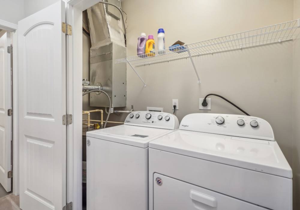 Spacious laundry room at The Cascades in Antioch, Tennessee