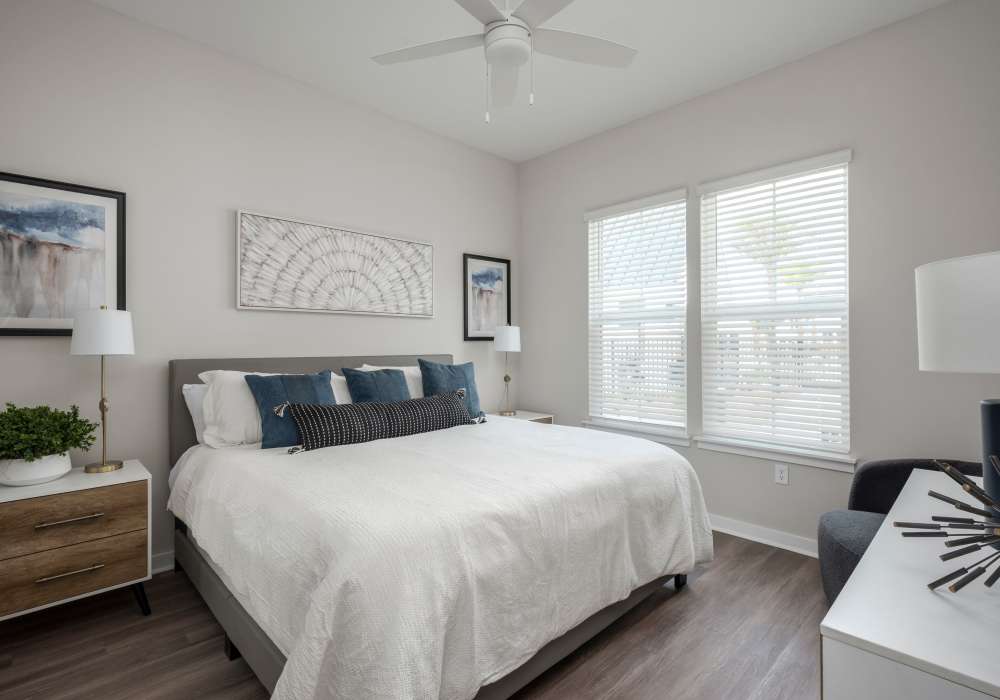 Gorgeous bedroom at Cottage Street at eTown in Jacksonville, Florida
