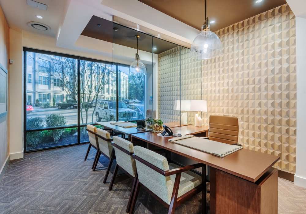 Business room at The Reverie at Lake Boone in Raleigh, North Carolina