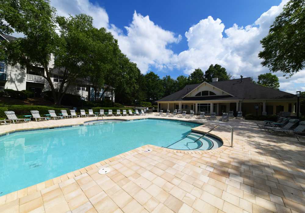 Swimming pool at Nova at Biltmore Park in Arden, North Carolina