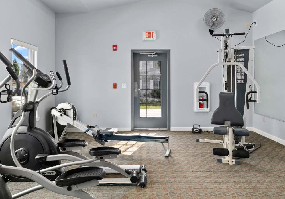 Gym area at Heron Creek Apartments in Moses Lake, Washington