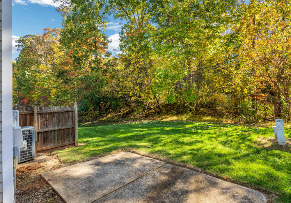 Pool area at Crystal Lake Townhomes in Greensboro, North Carolina