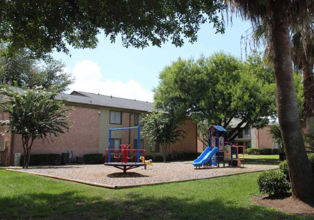 Children playground area at Park Place in Pearland, Texas