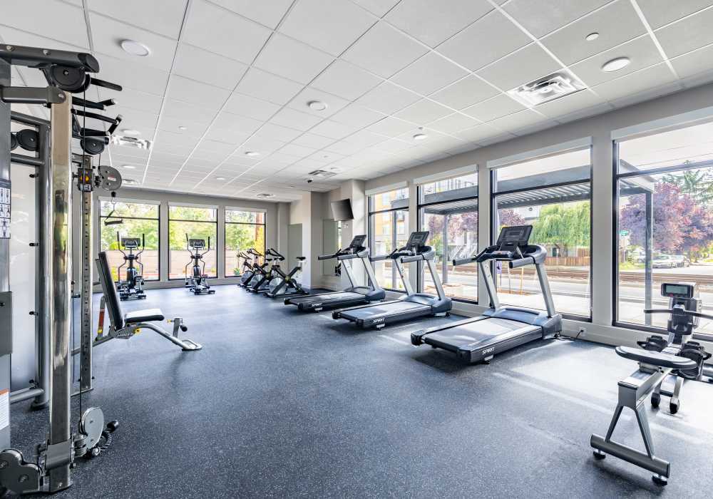 Photo of fitness center at Traditions at Hazelwood in Portland, Oregon