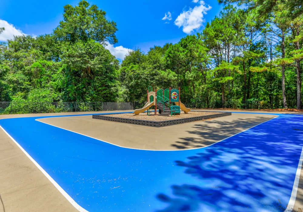 Sports court with walking track at Meadow Crossing in Conyers, Georgia