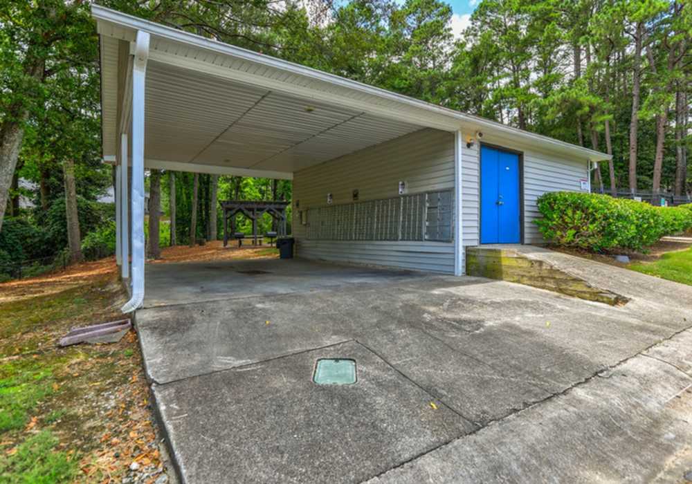Carport with greenery around at Meadow Crossing in Conyers, Georgia 