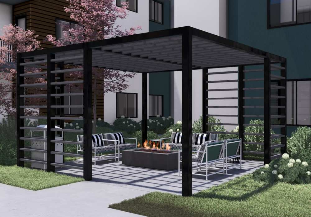 Chill with the bonfire at Zinc 1501 in Sacramento, California