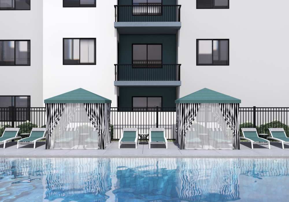 Have fun in the sun in our pool area at Zinc 1501 in Sacramento, California