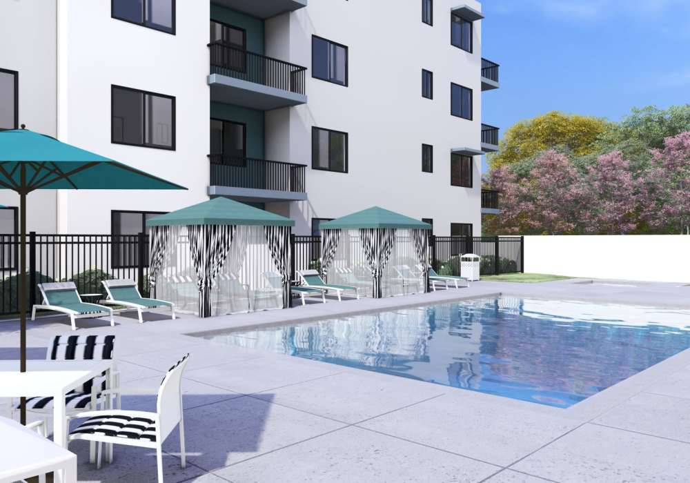 Relax by the poolside at at Zinc 1501 in Sacramento, California