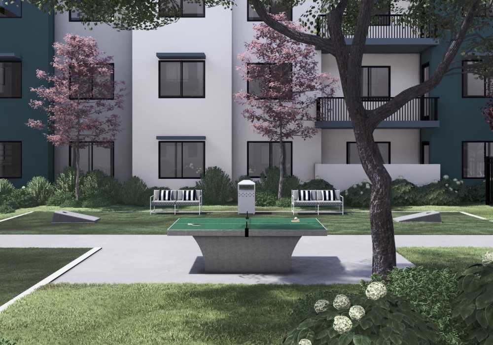 Apartments with beautiful interior sceneries at Zinc 1501 in Sacramento, California