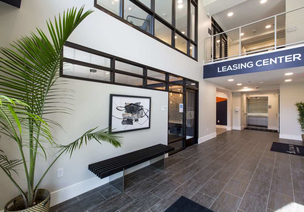 Community leasing office at Altair At The Heights in Richmond Heights, Missouri