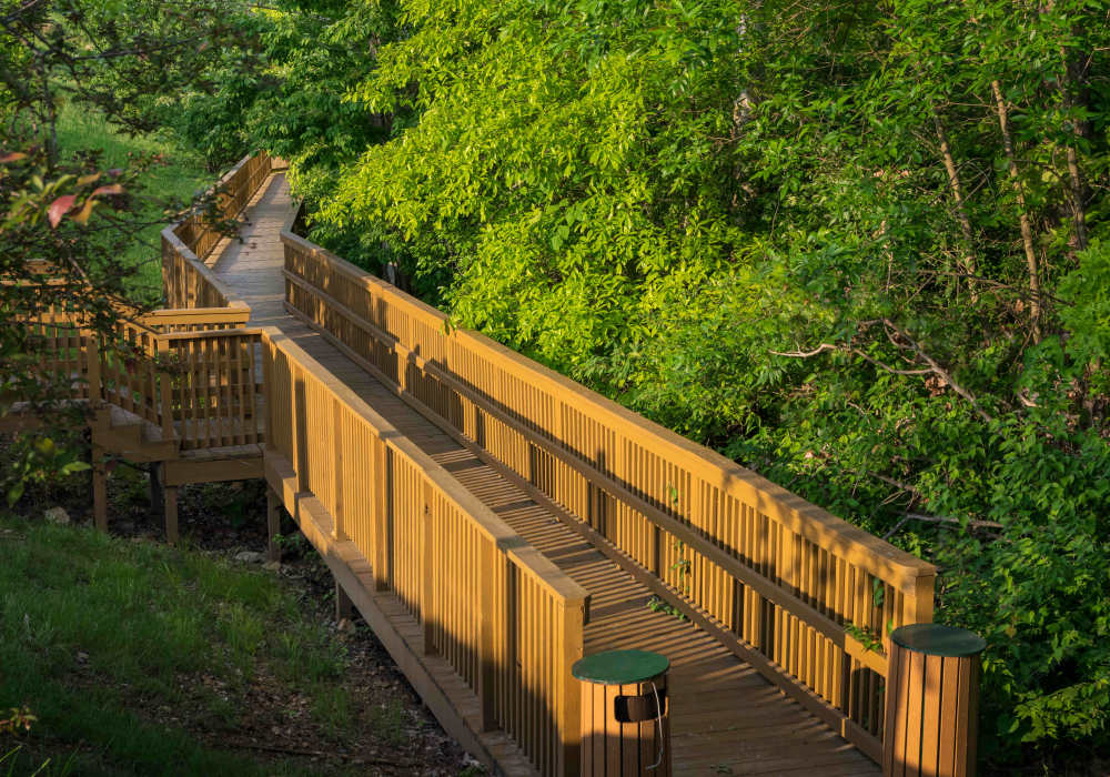 Walkway bridge at O'Fallon, Missouri near Altair At The Preserve