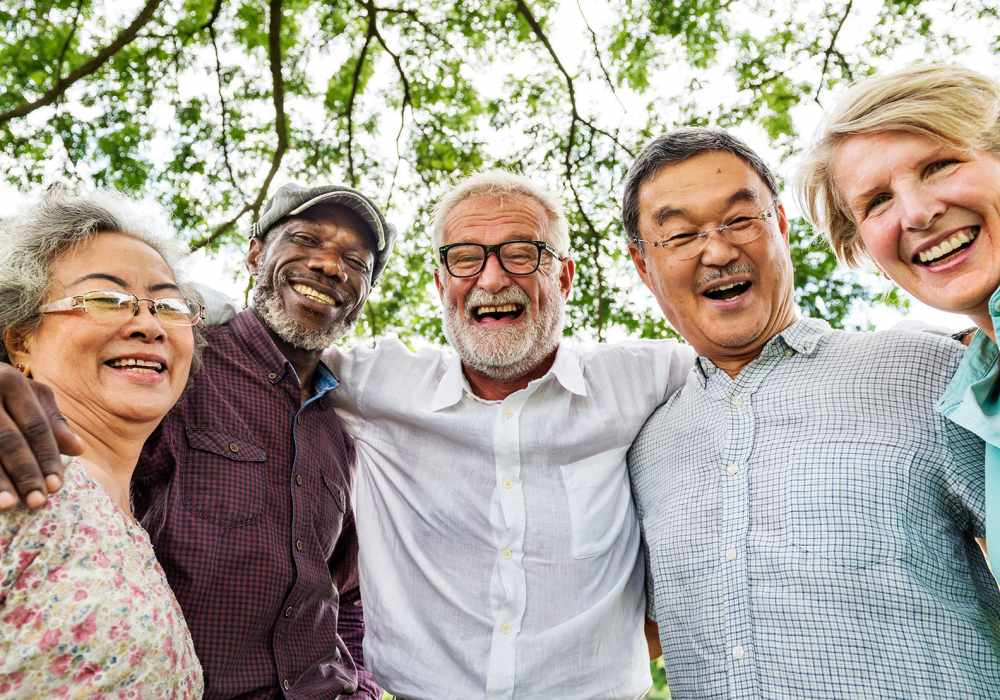 Friend group at Montecito Terraces in Panorama City, California