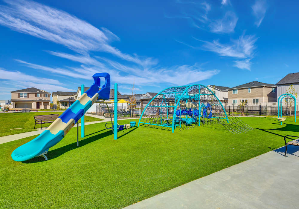 Community playground at BB Living at The Oaks in Meridian, Idaho
