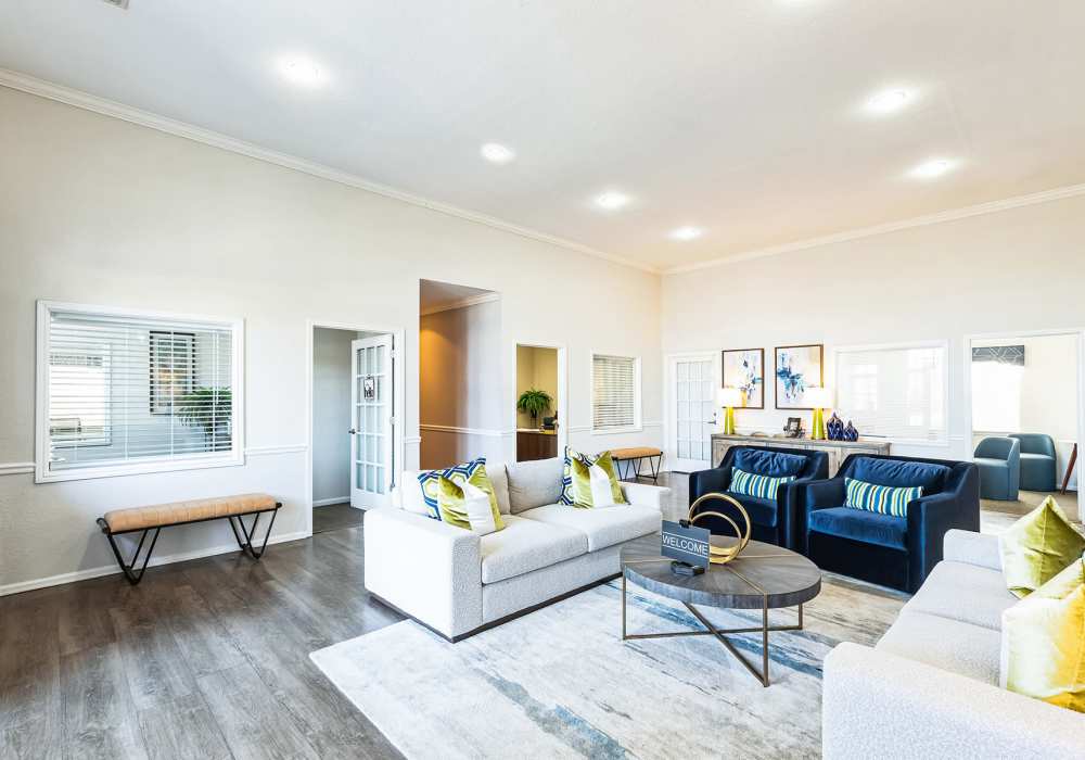 Renovated clubhouse at Hidden Creek Village in Fayetteville, North Carolina