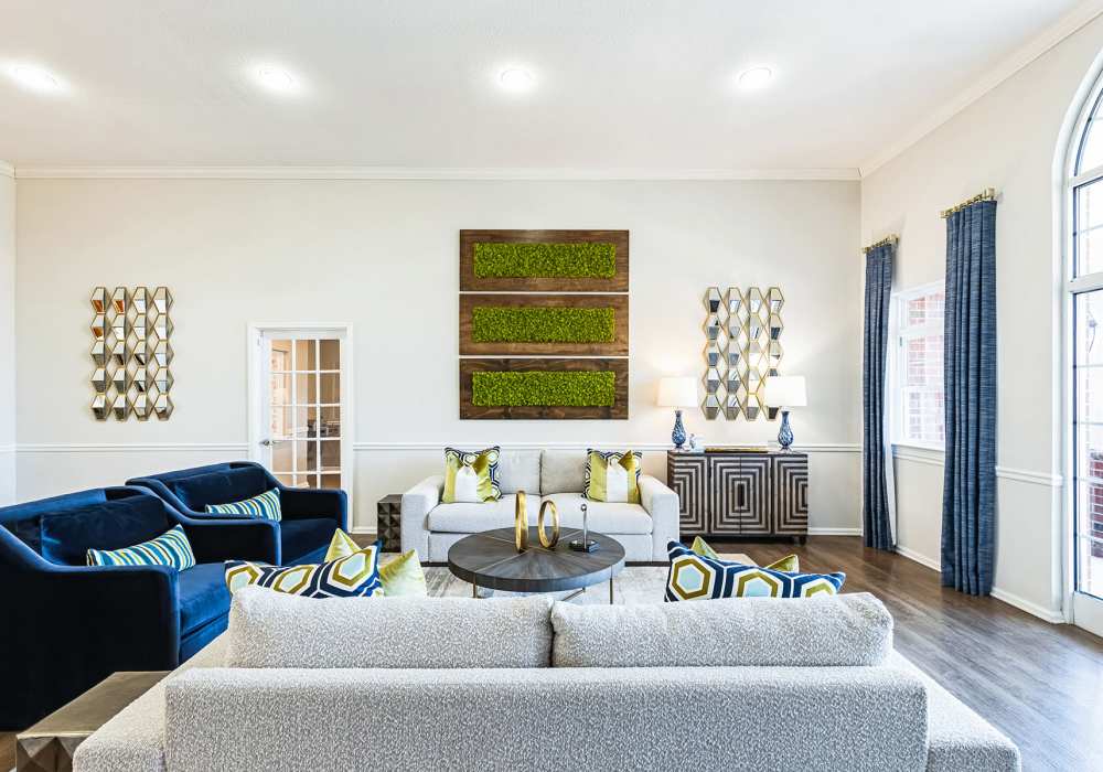 Beautiful modern clubhouse at Hidden Creek Village in Fayetteville, North Carolina