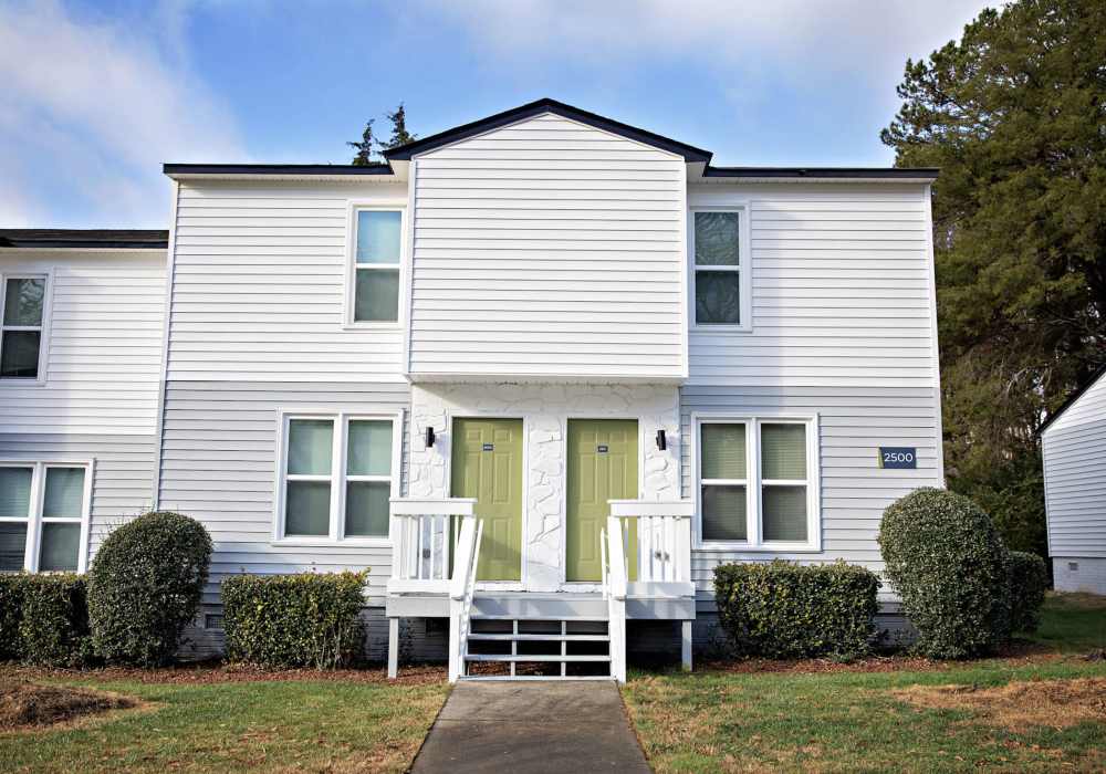 Exterior of the building at Edge at Concord in Concord, North Carolina, 