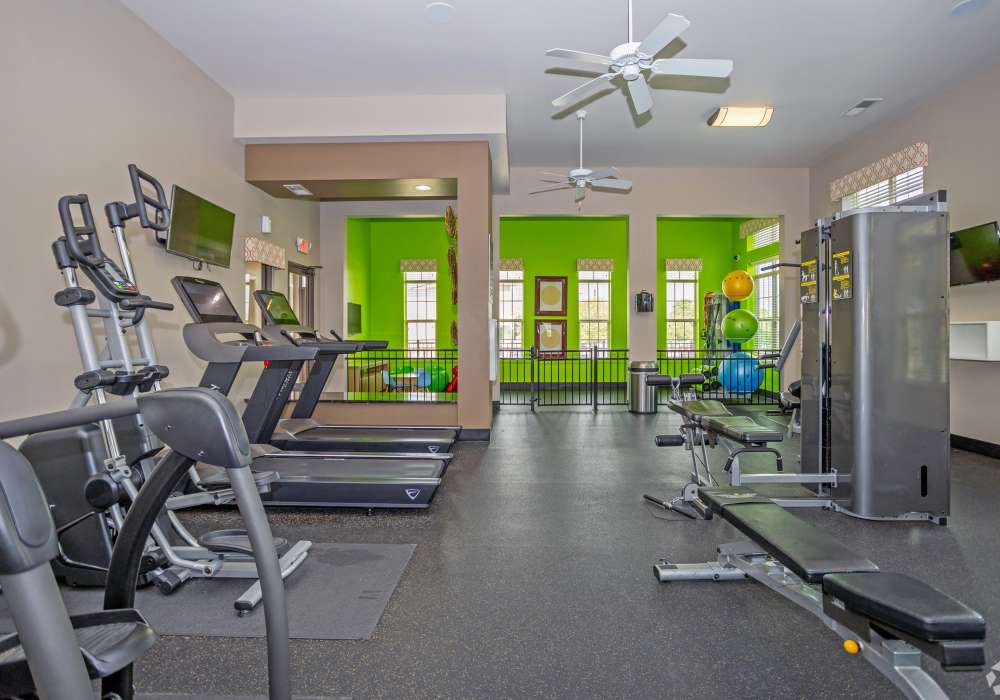 24-Hour Fitness Center at Round Rock, Texas apartments at Arrington Ridge