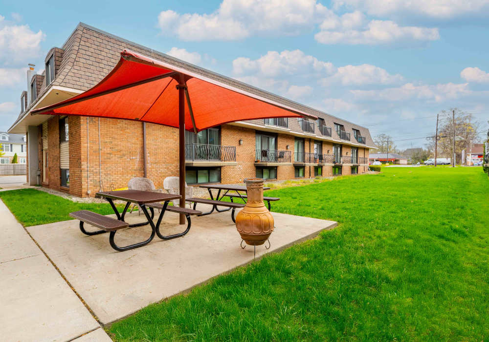 Residents at North Hills Apartments in Colonia, New Jersey