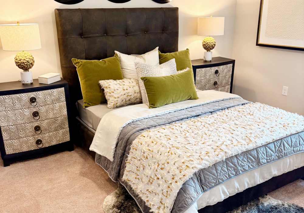 Cozy Apartment Bedroom at Edenbrook Ridge in Pflugerville, Texas