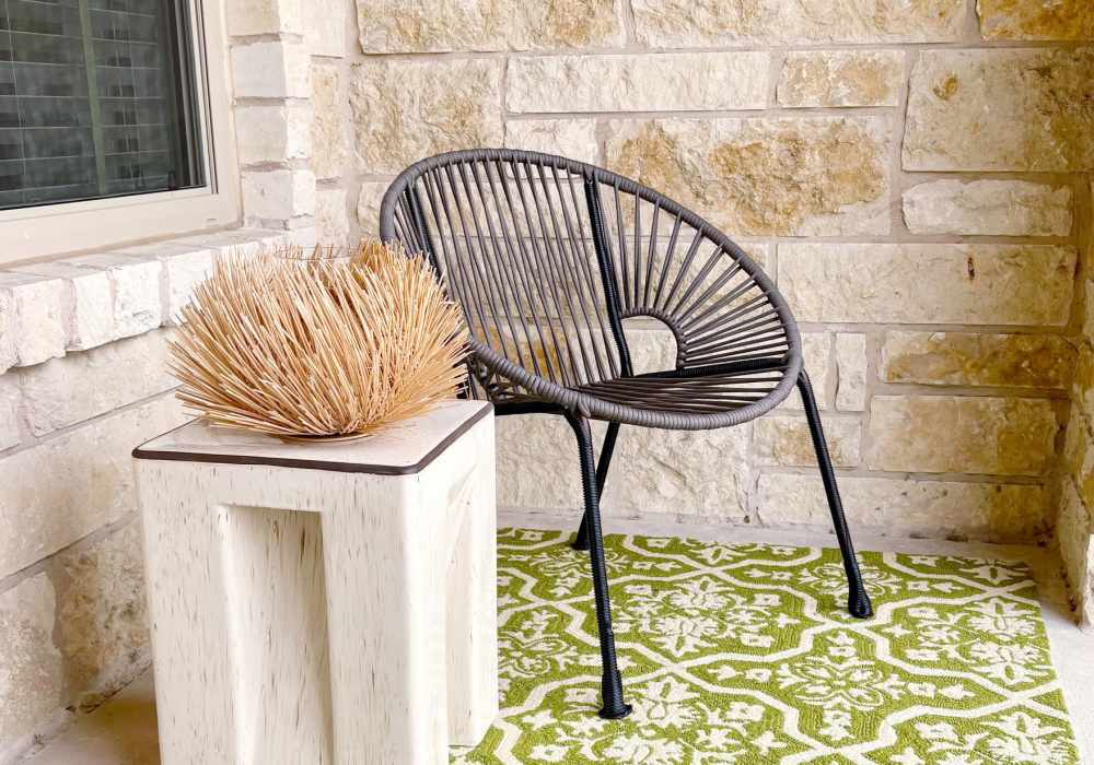 Seat in the Patio at Edenbrook Ridge in Pflugerville, Texas