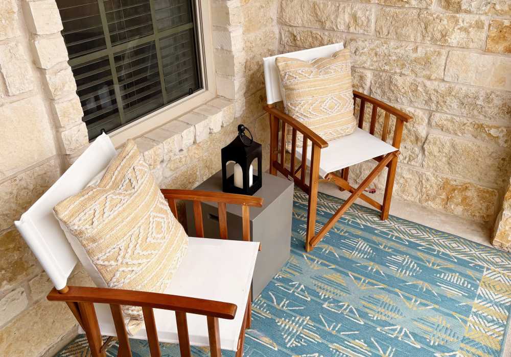 patio at Edenbrook Ridge in Pflugerville, Texas