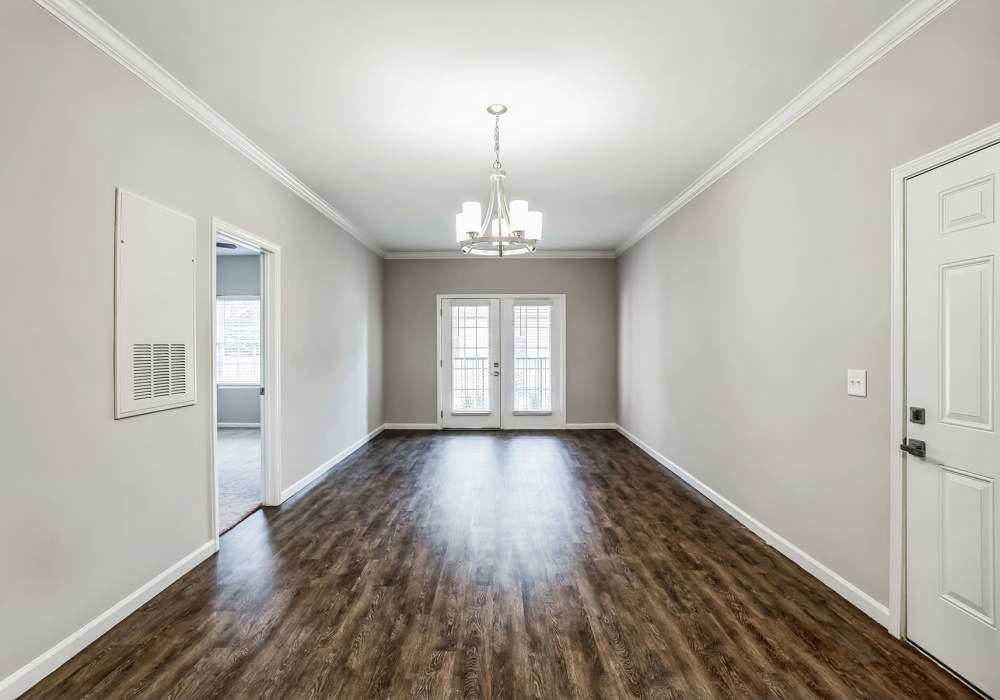 Spacious Empty Living at Carroll at Cane Ridge Apartments in Antioch, Tennessee